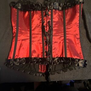 2xl red corset brand unknown